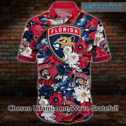 Cheerful Florida Panthers Hawaiian Shirt Breathable Fabric Latest Model