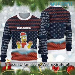 Chicago Bears Christmas Sweater Stunning Homer Simpson Chicago Bears Gift