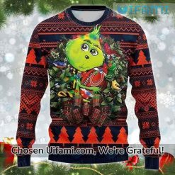 Chicago Bears Retro Sweater Radiant Baby Grinch Gifts For Bears Fans