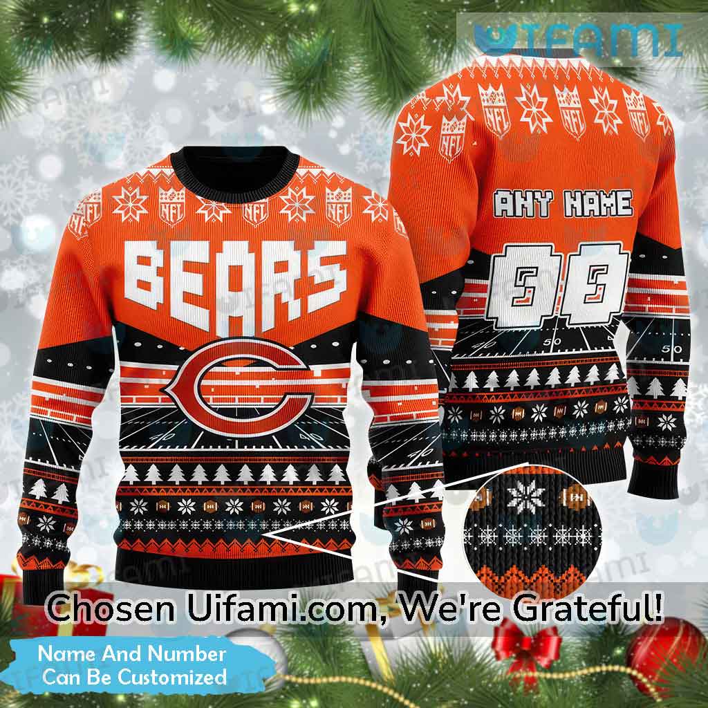 Customized Chicago Bears Ugly Christmas Sweater Special Gifts For Bears Fans  - Personalized Gifts: Family, Sports, Occasions, Trending