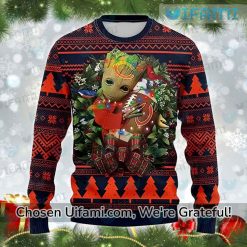 Chicago Bears Sweater Vintage Baby Groot Cool Chicago Bears Gifts