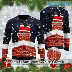 Chicago Bears Ugly Sweater Inexpensive Santa Claus Chicago Bears Gift