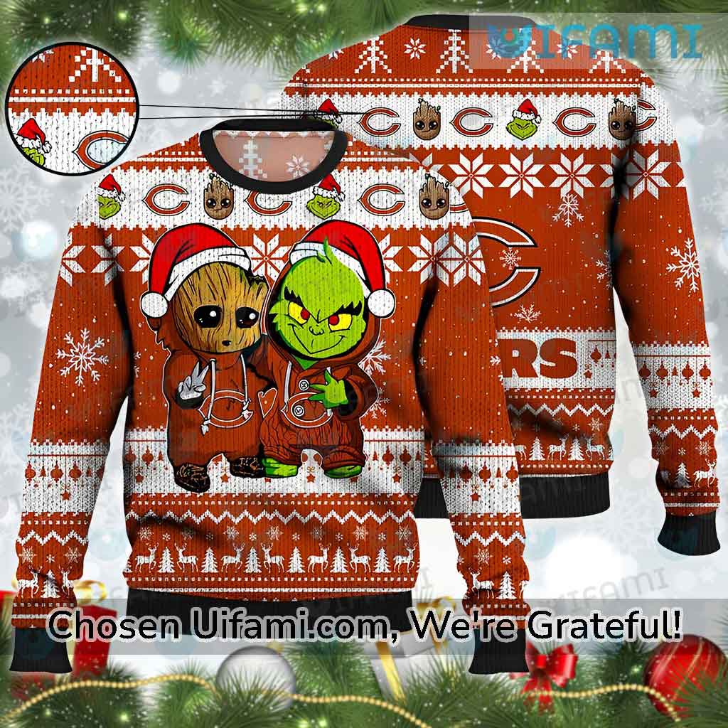 Chicago Bears Womens Sweater Baby Groot Grinch Chicago Bears Gift For Men -  Personalized Gifts: Family, Sports, Occasions, Trending