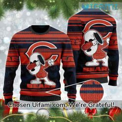 Chicago Bears Xmas Sweater Snoopy Unique Chicago Bears Gifts