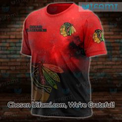 Chicago Blackhawks Womens Shirt 3D Cool Blackhawks Gifts