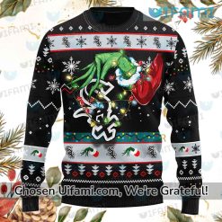 Chicago White Sox Sweater Grinch Unique White Sox Gifts