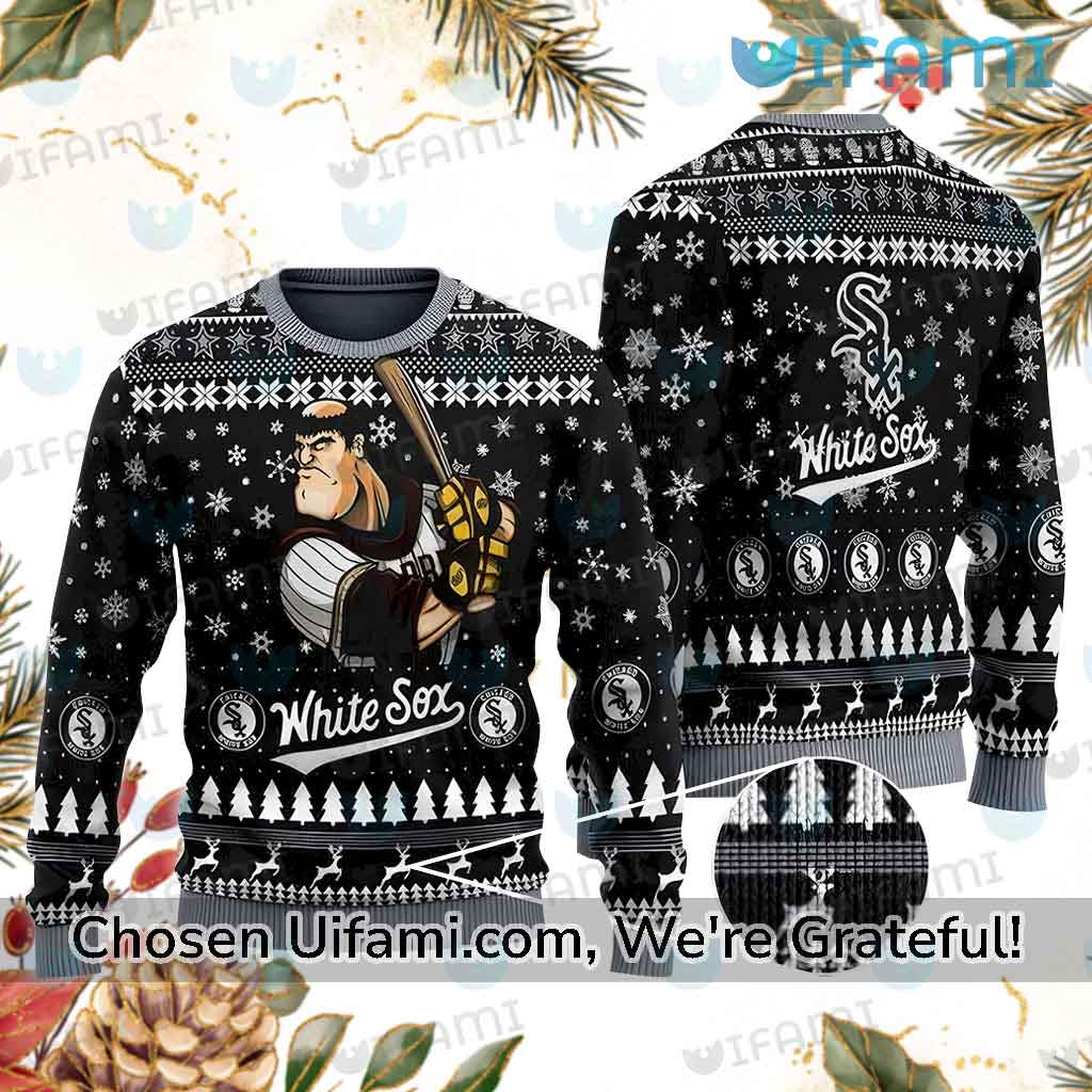 Chicago White Sox Christmas Sweater Cool Sugar Skull White Sox Gift Ideas -  Personalized Gifts: Family, Sports, Occasions, Trending