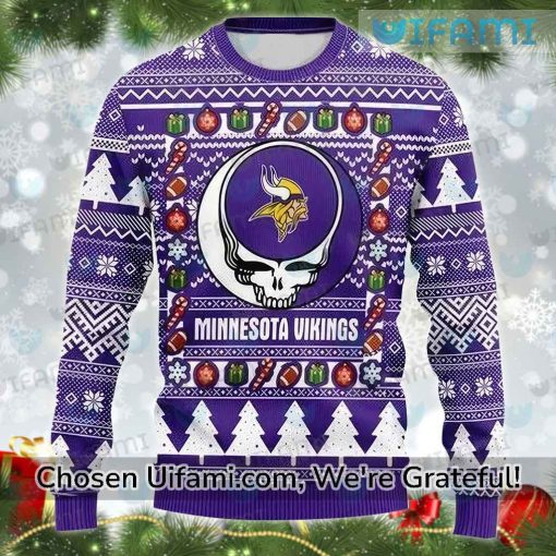 Christmas Sweater Vikings Exquisite Grateful Dead Minnesota Vikings Gift