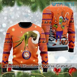 Clemson Sweater Women Irresistible Grinch Clemson Tigers Gift Best selling