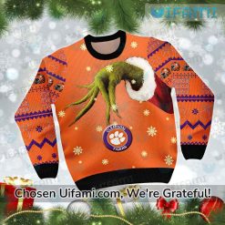 Clemson Sweater Women Irresistible Grinch Clemson Tigers Gift Exclusive