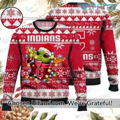Cleveland Guardians Sweater Outstanding Baby Yoda Guardians Gift