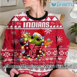 Cleveland Guardians Sweater Outstanding Baby Yoda Guardians Gift Latest Model