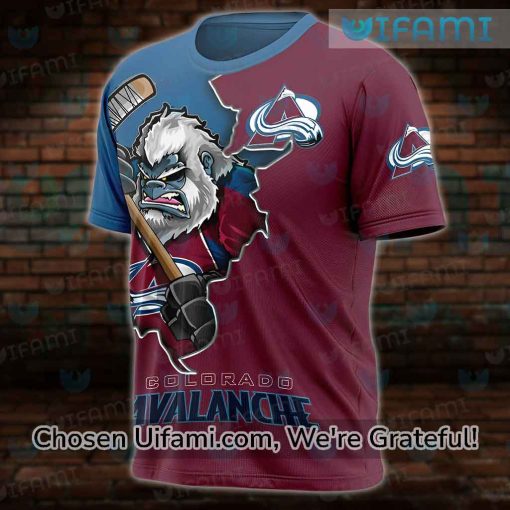 Colorado Avalanche Mens Shirt 3D Surprising Mascot Avalanche Gifts