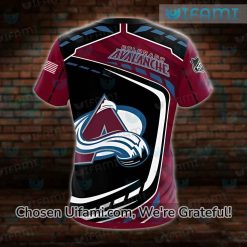 Colorado Avalanche Retro Shirt 3D Unforgettable Avalanche Gifts