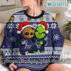 Colorado Rockies Sweater Spectacular Baby Groot Grinch Rockies Gifts Latest Model