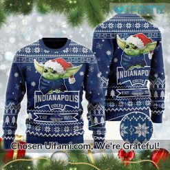 Colts Ugly Christmas Sweater Baby Yoda Indianapolis Colts Gift