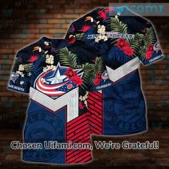 Personalized Columbus Blue Jackets Clothing 3D Cheap Christmas Blue Jackets Gifts