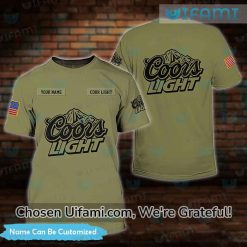 Coors Light T-Shirt Vintage 3D Impressive Personalized Coors Light Gifts