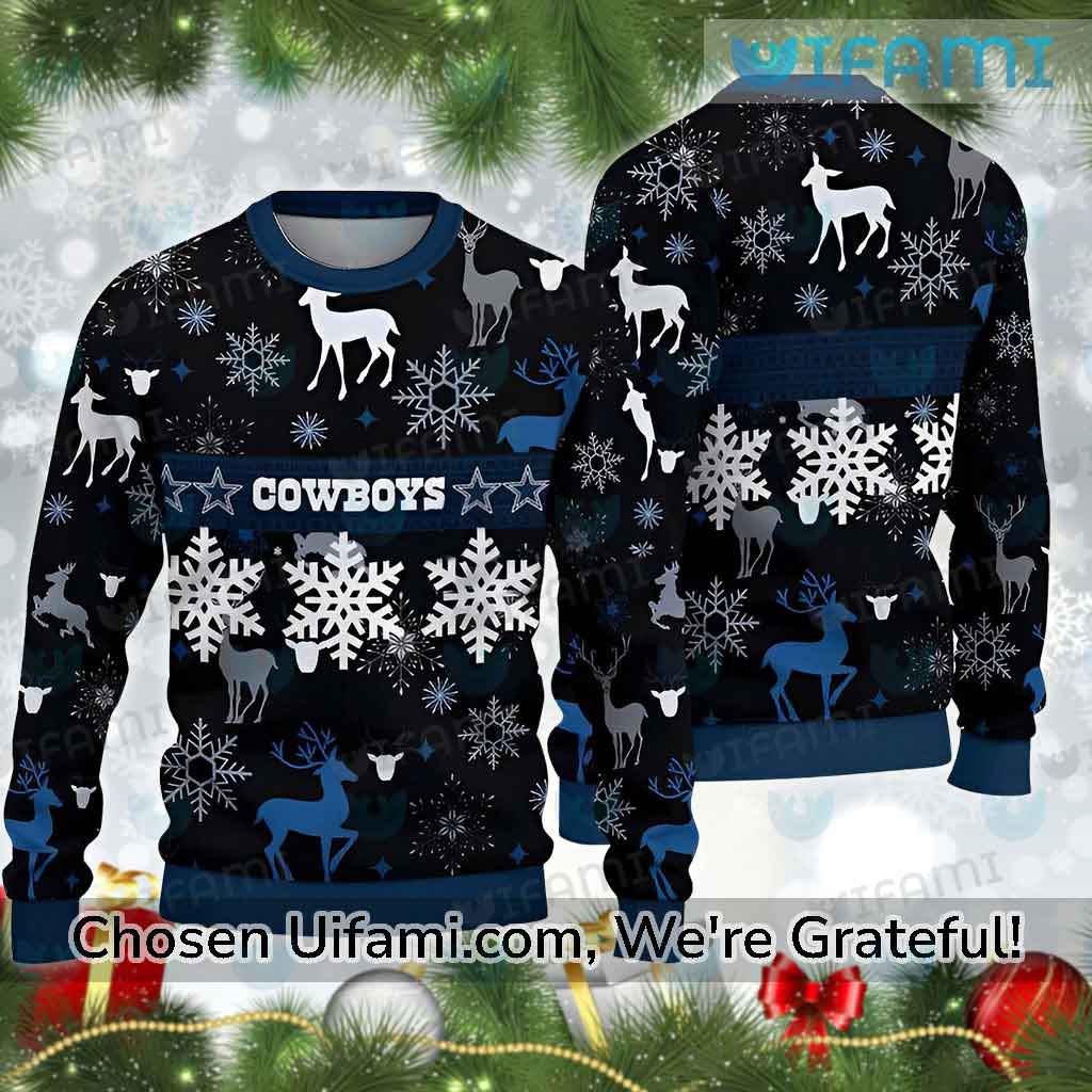 Dallas Cowboys Baseball Ugly Christmas Sweater