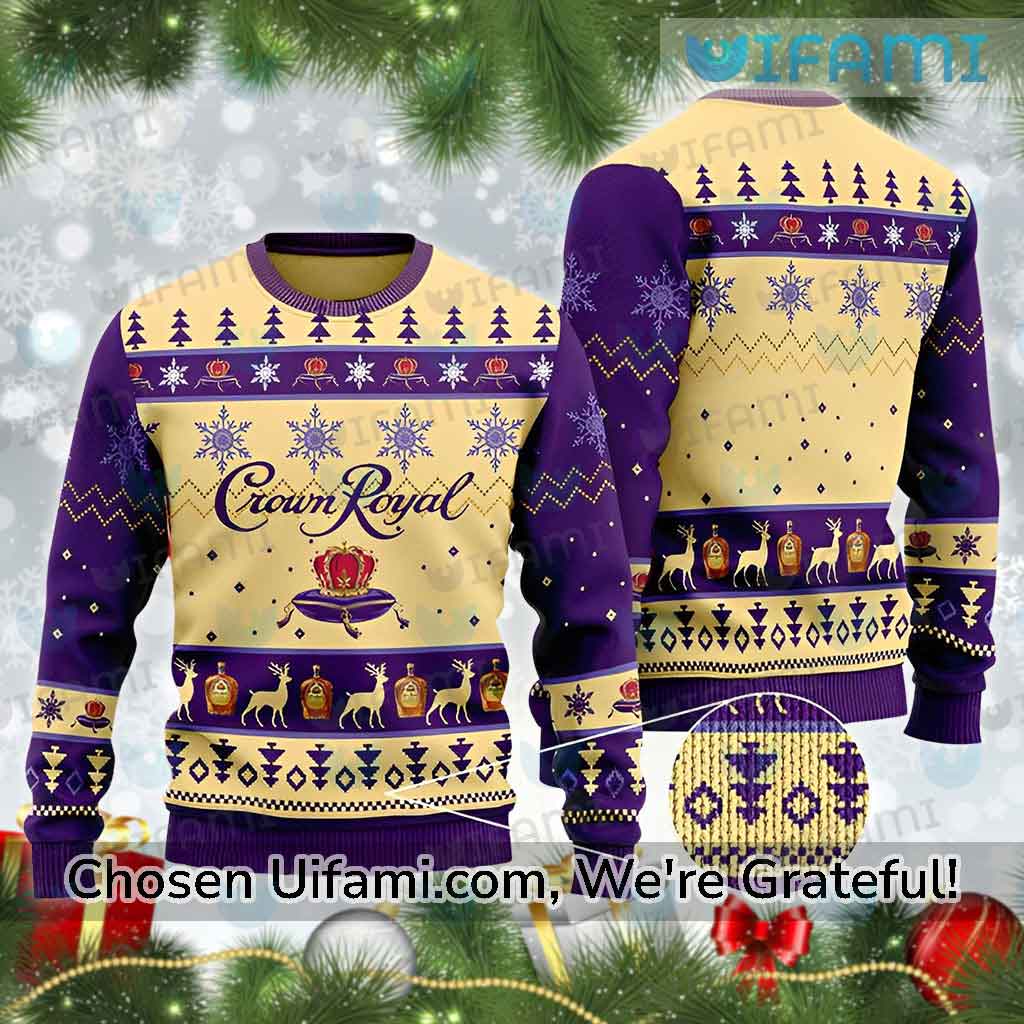 Crown Royal Sweater Unbelievable Crown Royal Gift