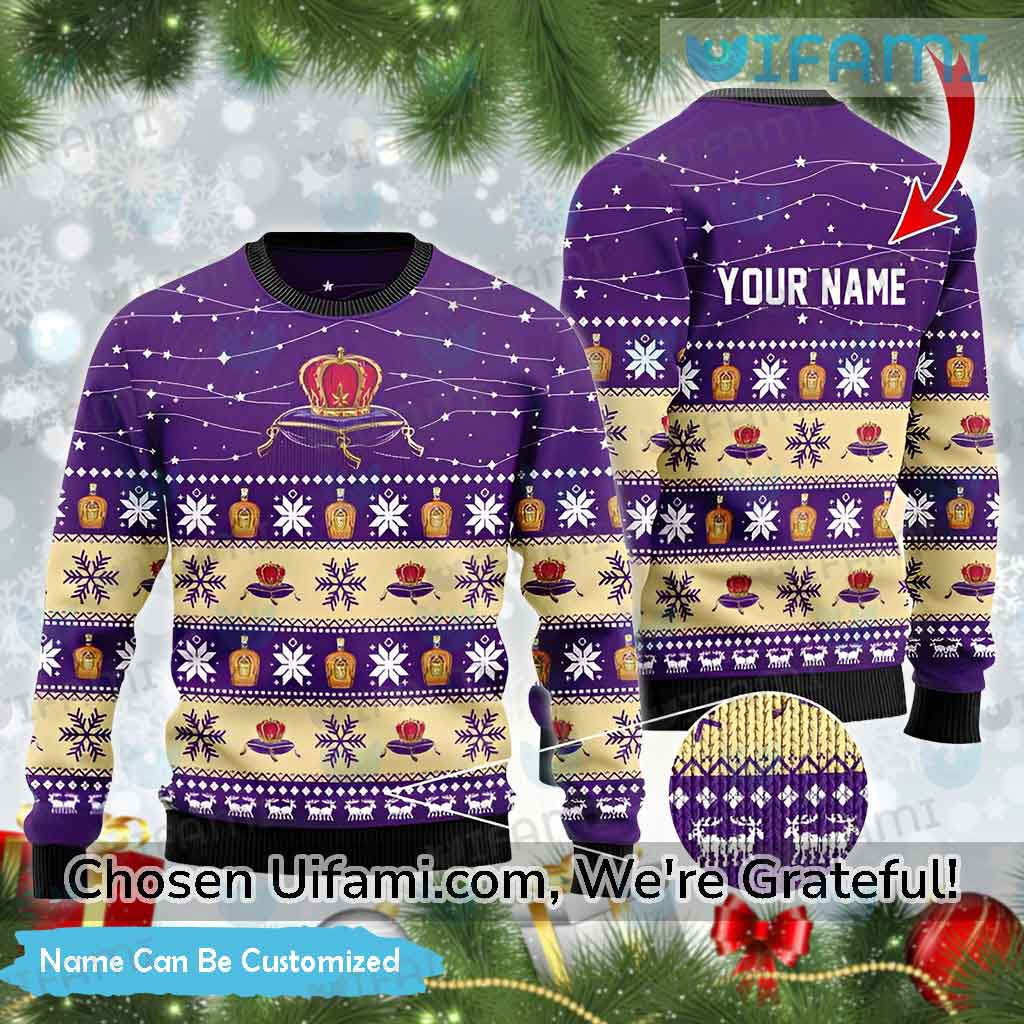 Crown Royal Sweaters Personalized Cool Crown Royal Gift