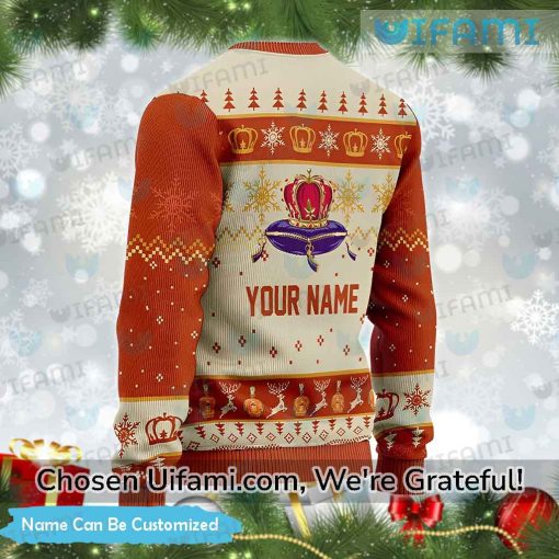 Crown Royal Ugly Sweater Custom Unexpected Crown Royal Gifts For Men