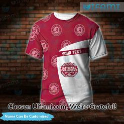 Custom Alabama Shirts Women’s 3D National Champions 2020 Alabama Crimson Tide Gift