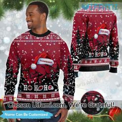 Custom Arkansas Razorbacks Christmas Sweater Comfortable Razorbacks Gift Best selling