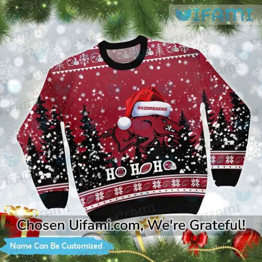 Custom Arkansas Razorbacks Christmas Sweater Comfortable Razorbacks Gift