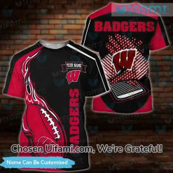 Custom Badgers Shirt 3D Superb Wisconsin Badgers Gift