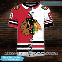 Chicago Blackhawks Womens Shirt 3D Cool Blackhawks Gifts