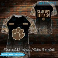Custom Clemson Graphic Tees 3D Astonishing Clemson Fathers Day Gifts