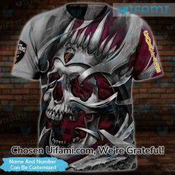 Custom Cleveland Cavaliers Shirt 3D Unbelievable Skull Cavaliers Gift Best selling