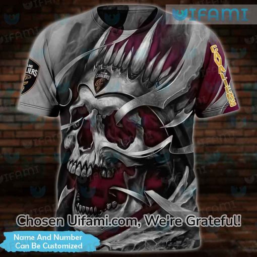 Custom Cleveland Cavaliers Shirt 3D Unbelievable Skull Cavaliers Gift