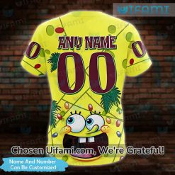Custom Colorado Avalanche Shirt 3D Colorful SpongeBob Avalanche Gifts