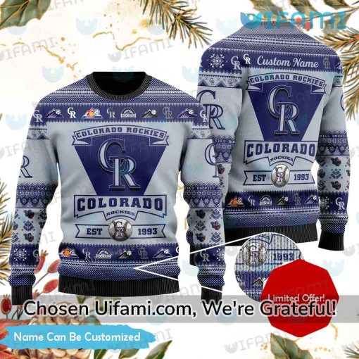 Custom Colorado Rockies Sweater Awe-inspiring Rockies Gifts