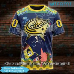 Columbus Blue Jackets Tee 3D Exclusive Halloween Blue Jackets Gifts