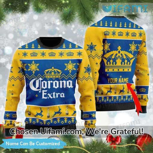 Custom Corona Xmas Sweater Exciting Corona Gifts For Him