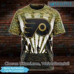 Custom Cute Flyers Shirts 3D Military Camo Philadelphia Flyers Gift