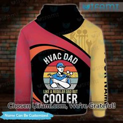 Custom HVAC Dad Hoodie 3D Like A Regular Dad But Cooler Best Christmas Gift For Dad Latest Model