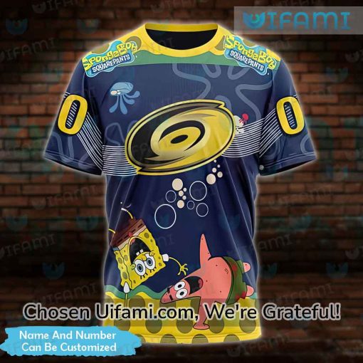 Custom Hurricanes Clothing 3D SpongeBob Patrick Star Carolina Hurricanes Gift