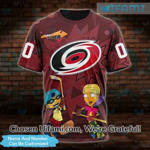 Custom Hurricanes Tee 3D Comfortable Reggie Rocket Otto Rocket Carolina Hurricanes Gifts