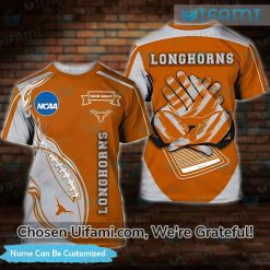 Custom Mens Texas Longhorns Shirt 3D Dazzling Longhorn Gifts For Men