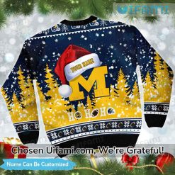 Custom Michigan Christmas Sweater New Michigan Wolverines Gift Latest Model