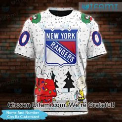 Custom NY Rangers Youth T-Shirt 3D Peanuts Christmas Gift
