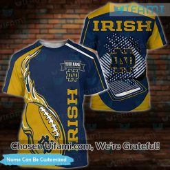 Custom Notre Dame Mens Shirt 3D Highly Effective Notre Dame Gifts For Him