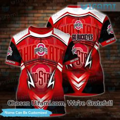 Custom Ohio State Football T-Shirt 3D Exclusive Ohio State Gifts For Her