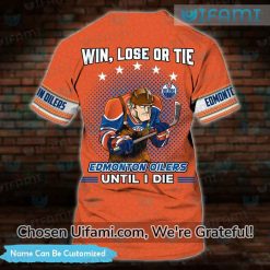 Custom Oilers Shirt 3D Perfect Mascot Edmonton Oilers Gifts Latest Model