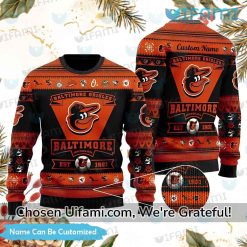 Custom Orioles Ugly Sweater Beautiful Baltimore Orioles Gift Ideas