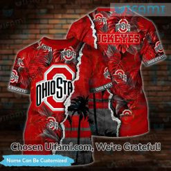 Custom Oversized Ohio State Shirt 3D Bountiful Ohio State Buckeyes Gift